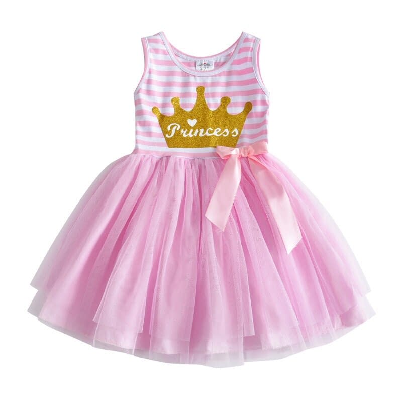 DXTON-ropa de princesa para niñas, vestidos de manga voladora para niños, vestidos de fiesta de unicornio para niñas, ropa para niños de 3 a 8 años 2020