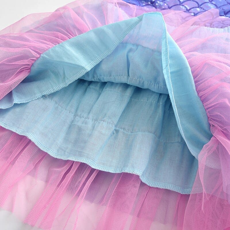 DXTON-ropa de princesa para niñas, vestidos de manga voladora para niños, vestidos de fiesta de unicornio para niñas, ropa para niños de 3 a 8 años 2020