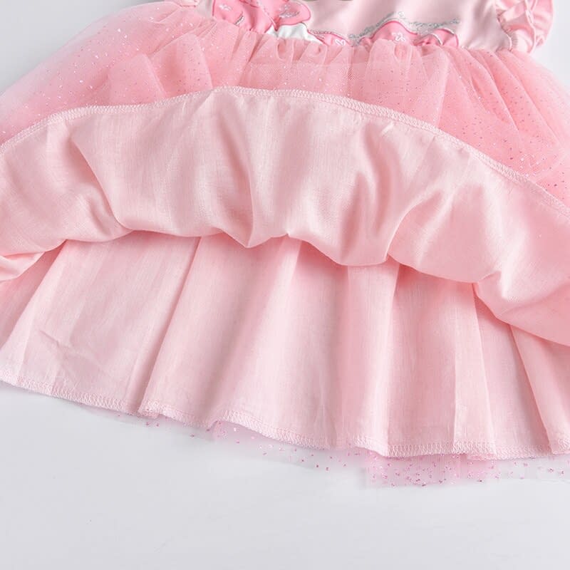 DXTON-ropa de princesa para niñas, vestidos de manga voladora para niños, vestidos de fiesta de unicornio para niñas, ropa para niños de 3 a 8 años 2020