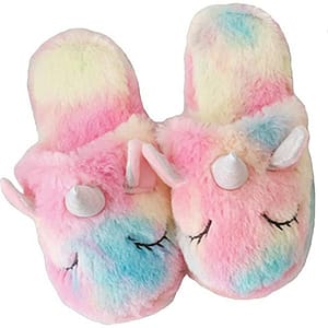 Zapatillas de unicornio para casa