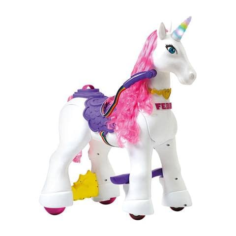 unicornio de juguete que se mueve
